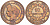 ФРАНЦИЯ 10 САНТИМОВ 1872 A, ТРЕТЬЯ РЕСПУБЛИКА (1871-1940) KM 815.1, LA FRANC 135.8 бронза 4389-1122