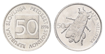 Словения 50 стотинов 1996 KM 3 алюминий UNC 4685-654