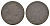 Великобритания 1/2 пенни 1773 (1771) торговый токен, император Клавдий Atkins 42 медь 1526-545
