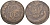 Россия 5 копеек 1773 ЕМ, Екатерина II (1762-1796), брак чеканки, смещений штемпеля Биткин 622 медь 1088-10-13