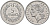 Франция 5 франков 1950 B, тип Лаврилье KM 888b.2, LE FRANC 339.19 алюминий 4565-241
