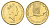 Новая Зеландия 2 доллара 1990 Елизавета II (1952-2022), большая белая цапля KM 79 алюминиевая бронза aUNC 4671-541