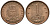 Нидерландские Антилы 1 цент 1973 Юлиана (1948-1980) KM 8 бронза UNC 4118-445