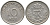 ДАНИЯ 10 ЭРЕ 1948 N; S, ФРЕДЕРИК IX (1947-1972) KM 841.1 медно-никель 100-728