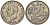 Греция 20 драхм 1960 Павел I (1954-1965), Селена, богиня Луны KM 85 серебро 08-533