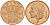 БЕЛЬГИЯ 50 САНТИМОВ 1991 BELGIE, БОДУЭН I (1951-1993) KM 149.1 бронза 214-651