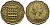 Великобритания 3 пенса 1959 Елизавета II (1952-2022) KM 900, Spink 4153 никель латунь 37-815