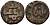 Индия, Делийский султанат 2 гани 1266-1287 AD Ghiyath al-Din Balban (1266-1287) биллон 4189-261