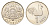 Латвия 1 лат 2005 Петух церкви Святого Петра KM 65 медно-никель UNC 4679-324