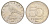 Венгрия 50 форинтов 1995 KM 697 латунь плакированная медно-никелем 4650-336
