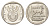 ЮАР 1 ранд 2011 KM 504 медь плакированная никелем UNC 4627-551