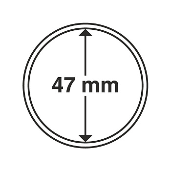Капсулы круглые – 47 мм, упаковка 10 шт. Leuchtturm. 300829