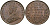 Британская Индия 1/4 анна 1936 Георг V (1910-1936) KM 512 бронза UNC 94-255