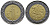 Мексика 1 песо 1996 Мо KM 603 биметалл 4385-452