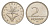 Венгрия 2 форинта 1997 KM 693 медно-никель aUNC 4632-361