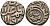Индия 2 гани 1296-1316 AD Делийский Султанат, Ала аль-Дин Мухаммед Mitchiner 2569 биллон 192-754