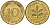 ФРГ 10 пфеннигов 1990 F KM 108, J. 383 сталь плакированная латунью 4171-232