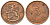 Финляндия 5 пенни 1930 KM 22 медь 4174-412