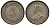 Стрейтс-Сетлментс 5 центов 1926 Георг V (1910-1936) КМ 36 серебро 53-542