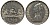 Италия 500 лир 1958 R, корабли Колумба KM 98 серебро 69-126