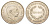 Дания 2 кроны 1945 75 лет со дня рождения Короля Кристиана X KM 836 серебро UNC 413-3042