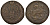 РОССИЯ 2 КОПЕЙКИ 1757 без букв Биткин 391 медь 1083-3-34