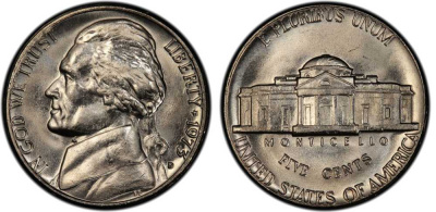 США 5 ЦЕНТОВ 2003 D, ДЖЕФФЕРСОН KM A192 медно-никель UNC M26-14