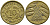 Германия 10 рентенпфеннигов 1924 G KM 33, J. 309, Weege 8 алюминиевая бронза 4390-833