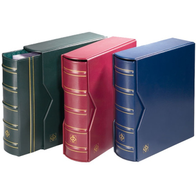 Альбом OPTIMA Classic GIGANT c защитной кассетой, без листов. Бордовый, Leuchtturm. 301654