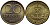 ГДР 20 пфеннигов 1974 А KM 11 латунь UNC 54-1852