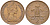 Великобритания 2 пенса 1980 Елизавета II (1952-2022) KM 916, Spink 4235 (C1) бронза 4593-834