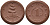 Саксония 1 марка 1921 парусник J. N 55 фарфор 1094-4-45