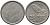 Норвегия 25 эре 1966 Улаф V (1958-1991), синица KM 407 медно-никель 218-452