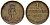 Ганновер 1 пфенниг 1862 B, Георг V KM 233, AKS 156, J. 90 медь 4594-523