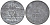 ДАНИЯ 1 ЭРЕ 1963 С; S, ФРЕДЕРИК IX (1947-1972) KM 839.2 цинк 4387-416