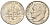 США 10 центов (дайм) 1961 D, президент Рузвельт KM 195 серебро 4549-855