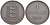 Гернси 4 дабла (дубля) 1893 Н KM 5 бронза 4517-931