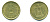 ЕГИПЕТ 5 МИЛЛИМ 1960 KM 394 алюминиевая бронза 04-227