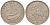 Мальта 25 центов 1986 шиповник вечнозелёный KM 80 медно-никель 4511-141
