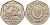 Кипр 50 центов 1996 похищение Европы KM 66 медно-никель 4141-1241