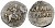 Великое Княжество Московское денга 1535 - 1547 Иван IV Васильевич, Московский монетный двор, 0,33 грамм ГиК №21 серебро    262-659