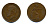 Великобритания 1 пенни 1921 Георг V (1910-1936) KM 810, Spink 4051 бронза 47-543