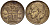 БЕЛЬГИЯ 50 САНТИМОВ 1954 BELGIE KM 145 бронза 4392-766