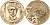 Польша 2 злотых 2010 MW, серия художники Польши, Артур Гротгер (1937-1967) KM 746 нордик  UNC  3457-412