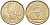 ИСПАНИЯ 5 ПЕСЕТ 2001 ХУАН КАРЛОС I ( 1975-) KM 833 алюминиевая бронза 4181-1116