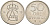 Швеция 50 эре 1973 U, Густав VI Адольф (1950-1973) KM 837 медно-никель aUNC 73-1024