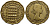 Великобритания 3 пенса 1956 Елизавета II (1952-2022) KM 900, Spink 4153 никель латунь 4393-425