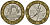 Франция 10 франков 1990 тип Гений Бастилии KM 964.1, Le Frank 375.5 биметалл 4135-542
