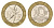 Франция 10 франков 1990 тип Гений Бастилии KM 964.1, Le Frank 375.5 биметалл 4118-627