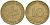 ФРГ 10 ПФЕННИГОВ 1967 D KM 108, J. 383 сталь плакированная латунью 4182-754